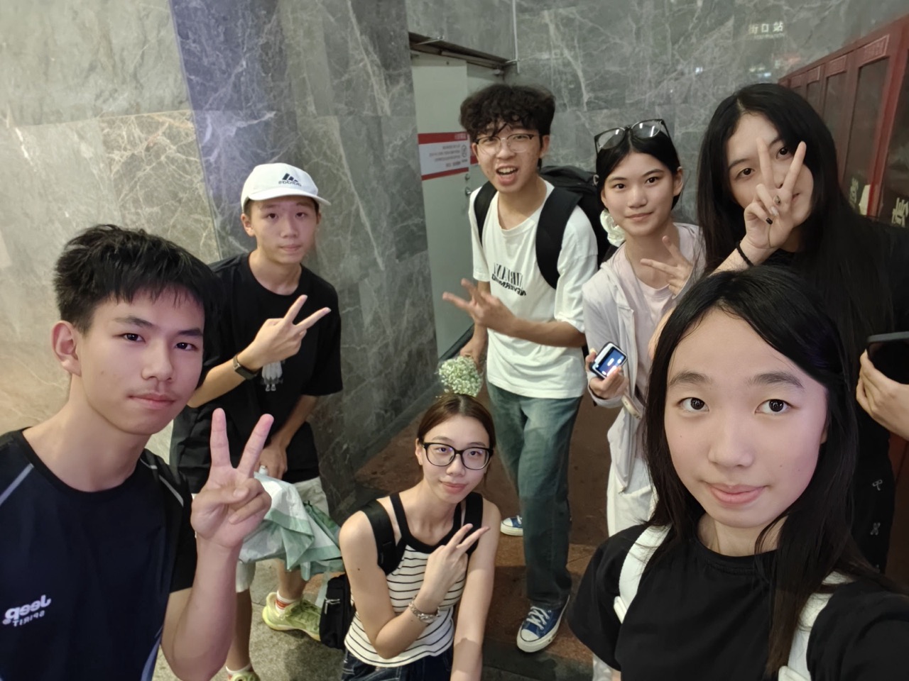 The seven-member crew after the Qixi 2026 sale